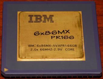 IBM 6x86MX PR166 CPU (IBM26x86MX-AVAPR166GB) 2x66MHz 2.9V Core, Cyrix USA 1995-97